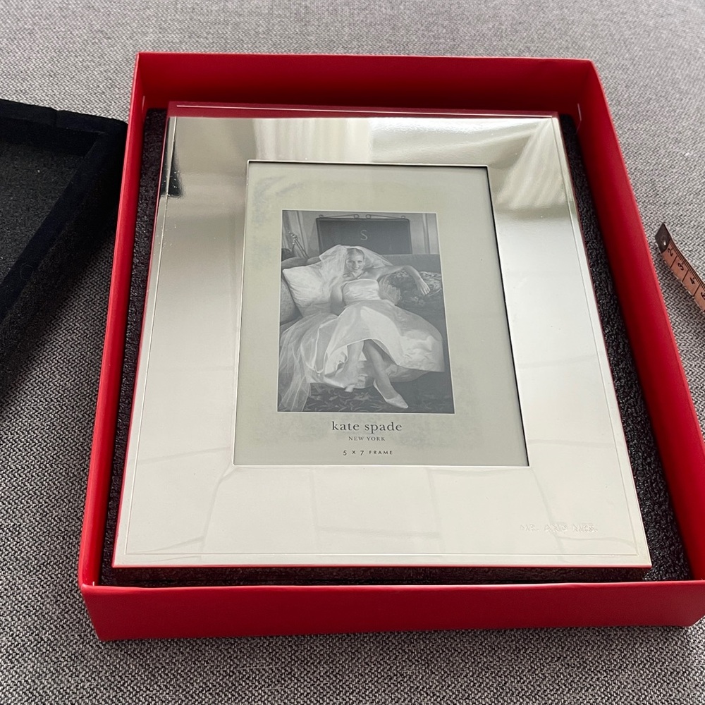 Kate Spade x LENOX Darling Point 5x7 Silverplate Frame